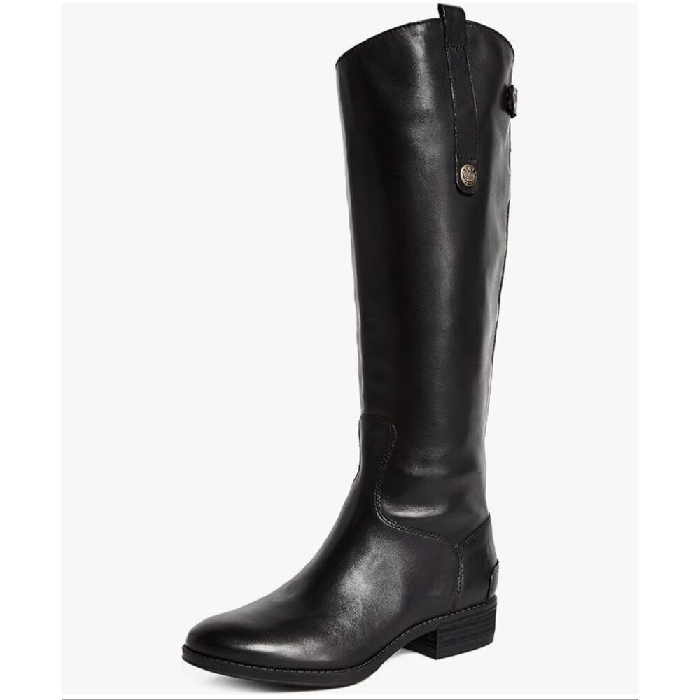 Sam Edelman Women's Penny Leather Riding Boot Size 4.5